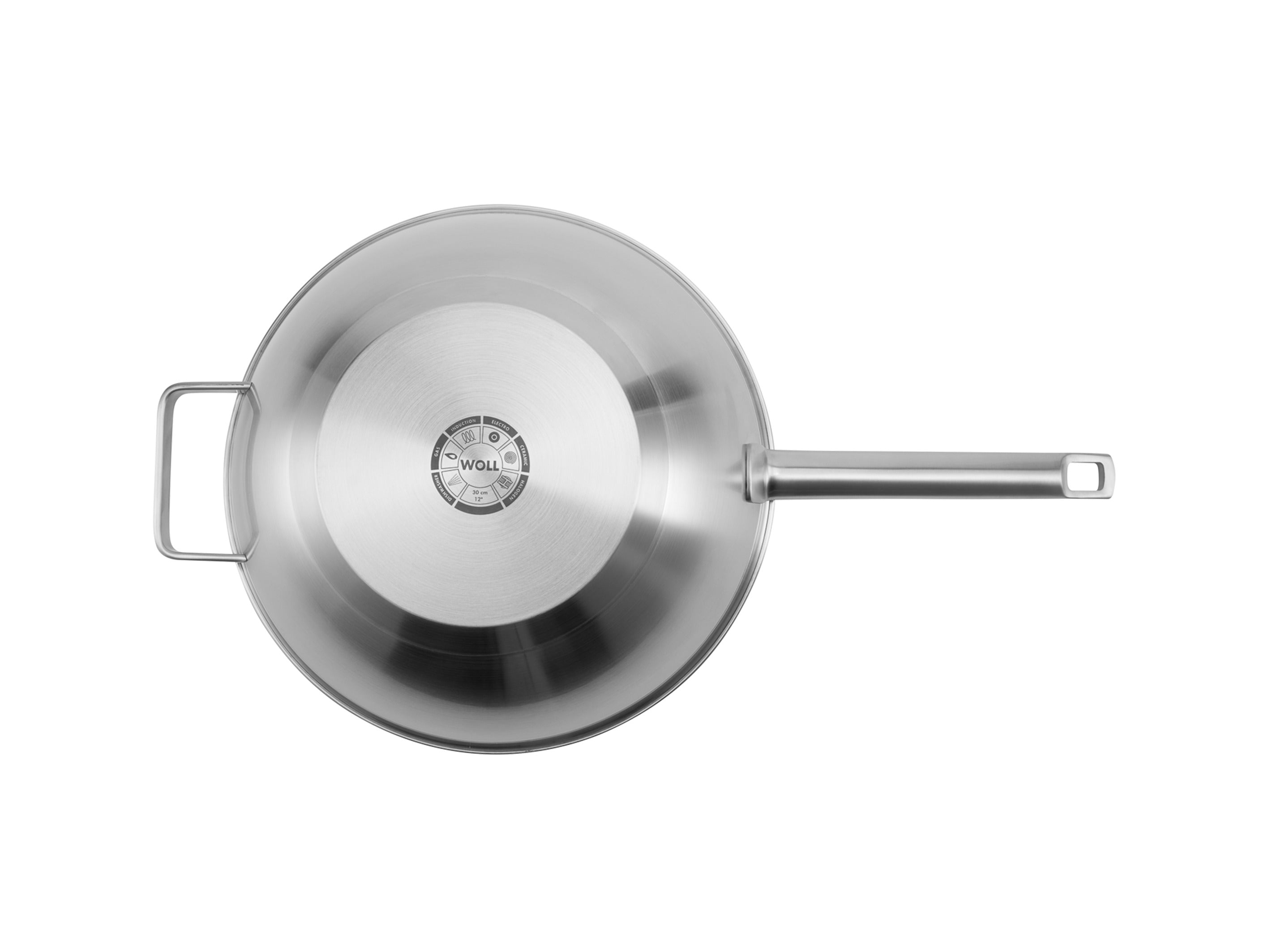 Woll Steel Wok With Lid & Helper 30cm - Gift Boxed