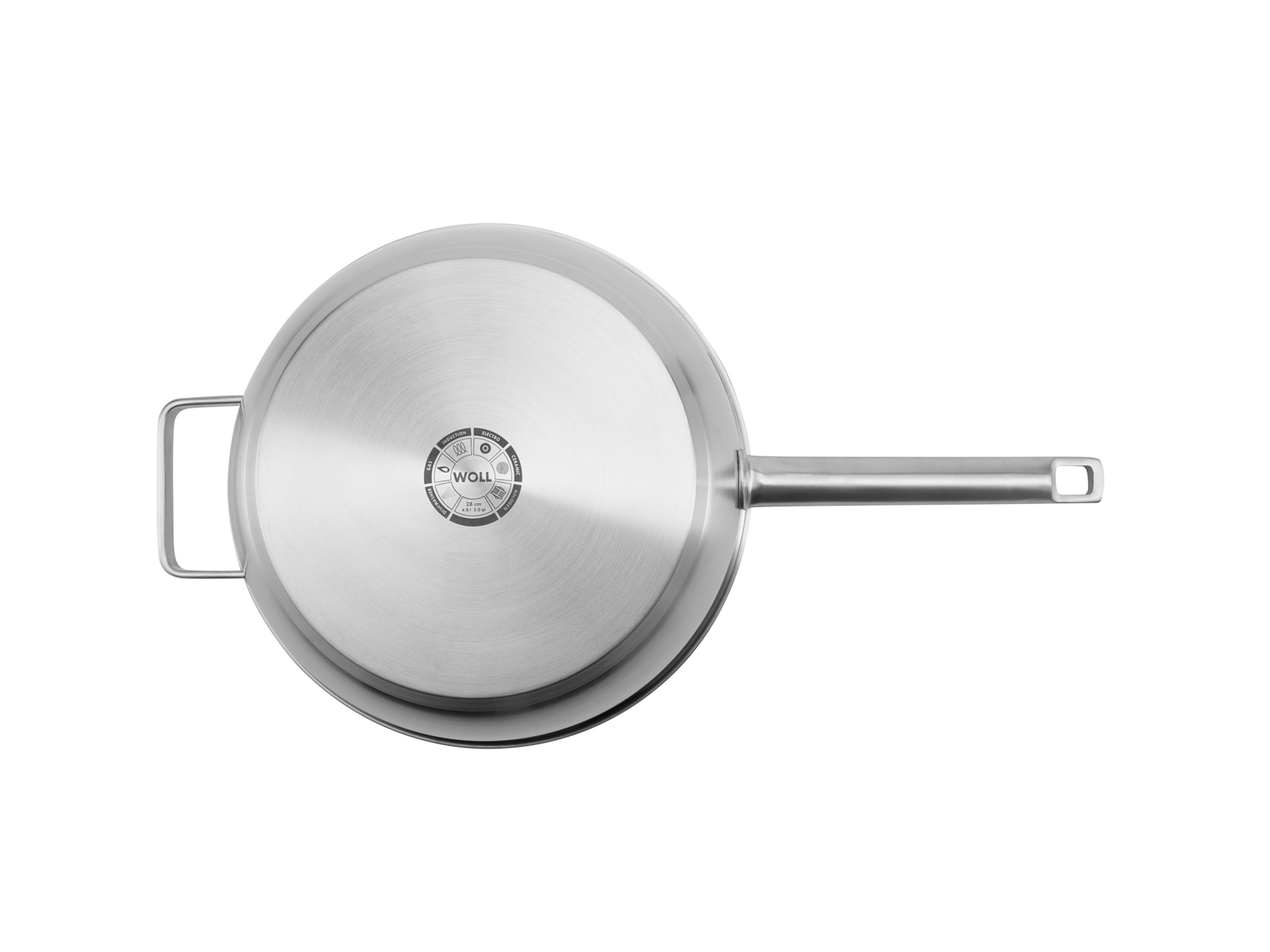 Woll Steel Saute Pan With Lid 28cm / 4.6L - Gift Boxed
