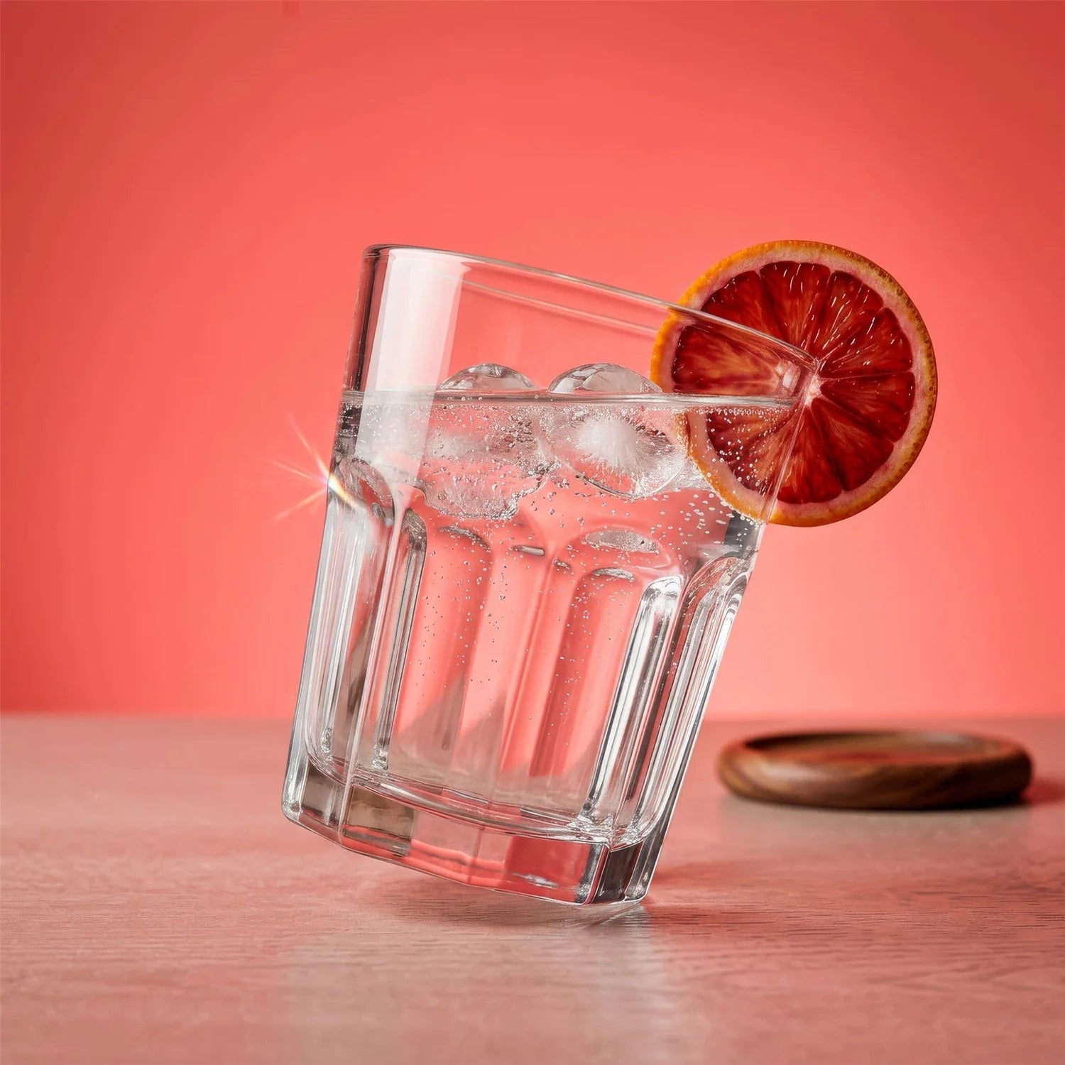 Panelled Glass Tumblers 285ml - Pack of 6