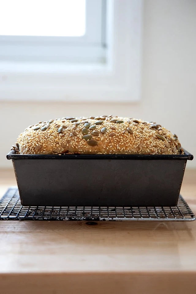 Brunswick Bakers Pre-Seasoned Cast Iron Bread Loaf Baking Pan