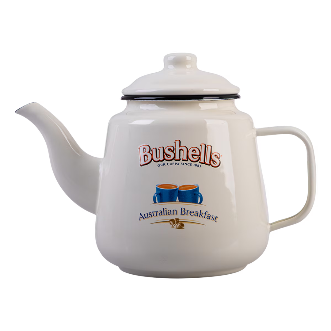 Rojo Arnott's Enamel Teapot 1.4L - Cream