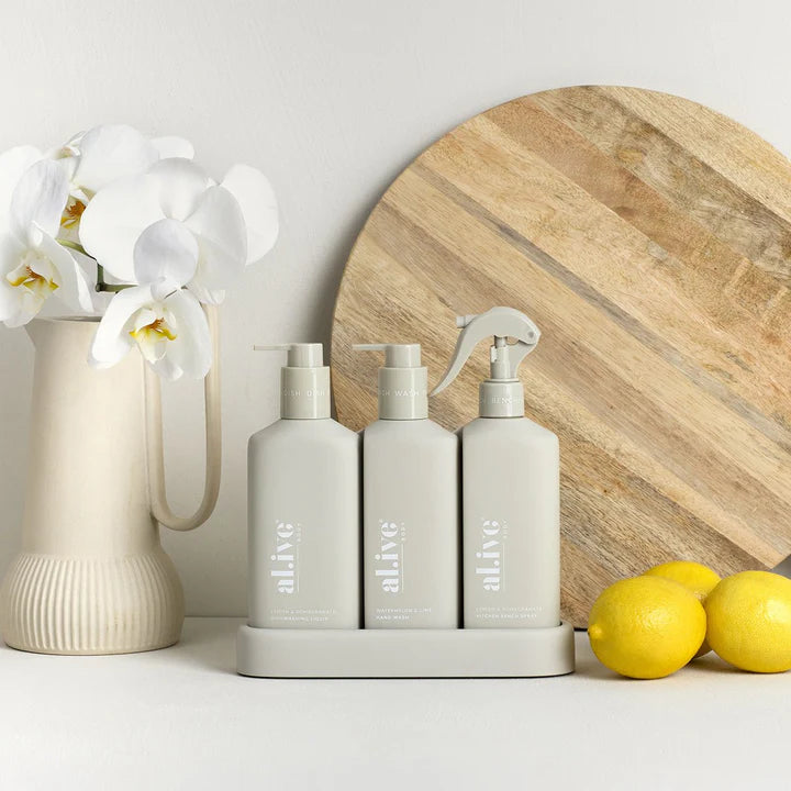 al.ive Kitchen Trio 300ml - Lemon & Pomegranate + Watermelon & Lime (Made in Australia)