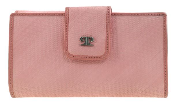 Pierre Cardin Geniune Leather Ladies Bi-Fold Wallet - Pink
