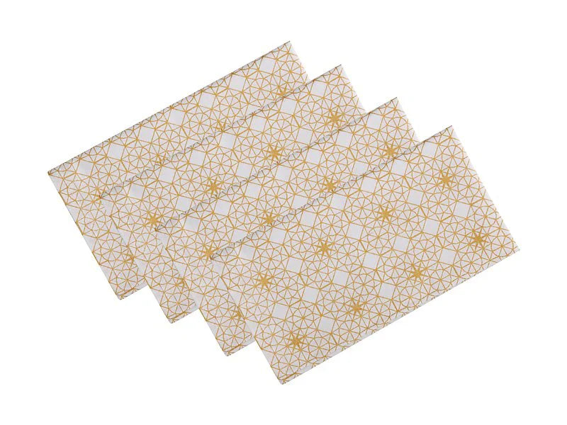 Maxwell & Williams Starry Night Napkins Set of 4 - Gold - 45x45cm