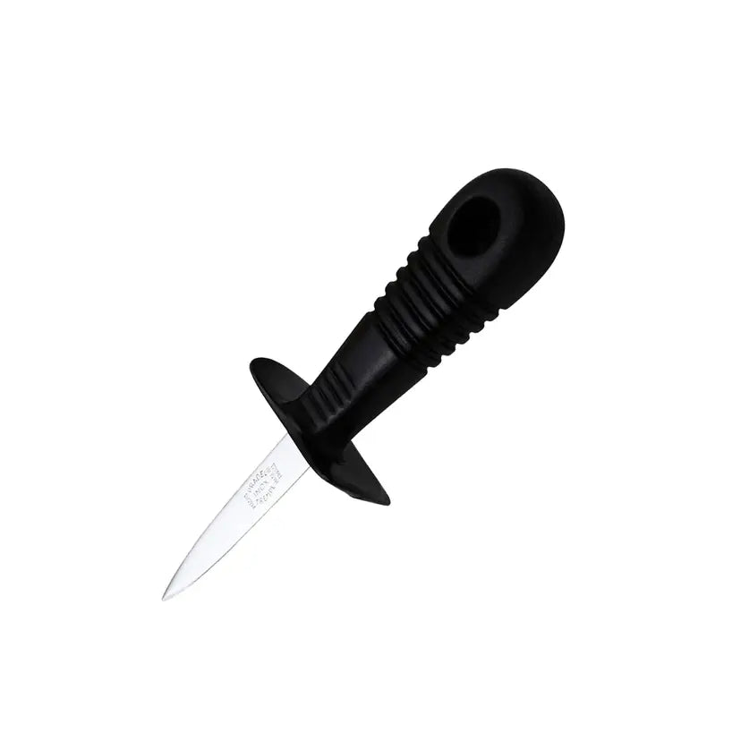 Laguiole by Andre Verdier Oyster Knife With Guard 3mm - Black