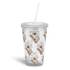 Koala Drink Cup With Straw - 500ml