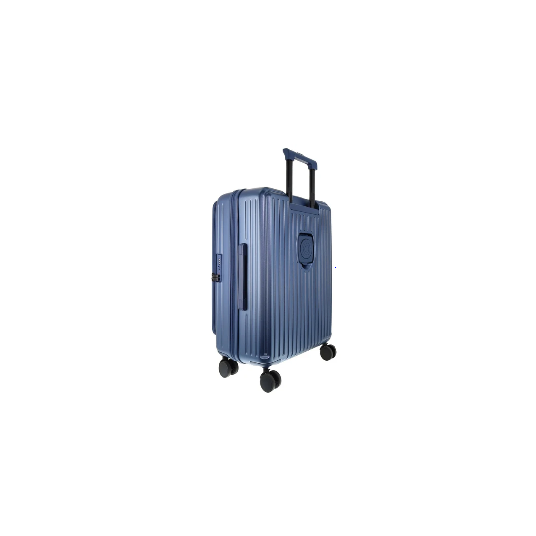 Pierre Cardin Escapade Hard Shell Suitcase 67cm Medium - Steel