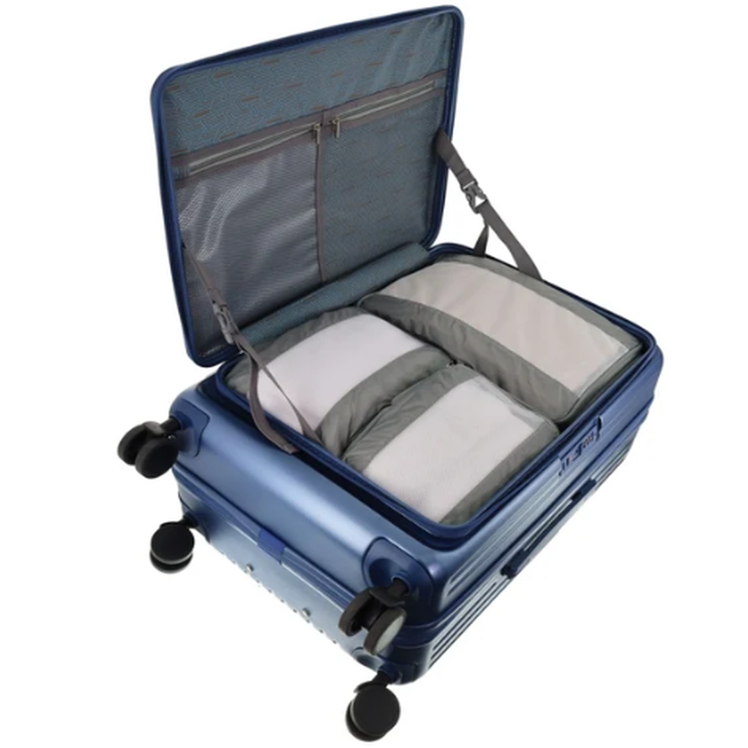 Pierre Cardin Escapade Hard Shell Suitcase 67cm Medium - Steel