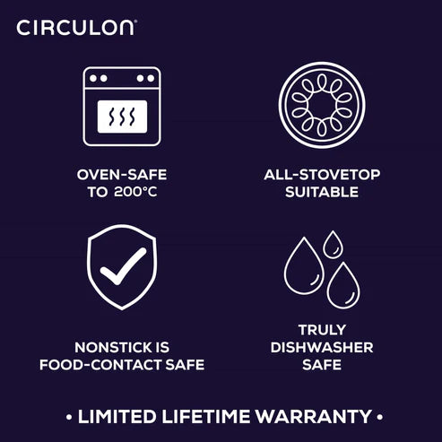 Circulon ScratchDefense A1 Nonstick Induction Covered Stockpot - 24cm/7.6L