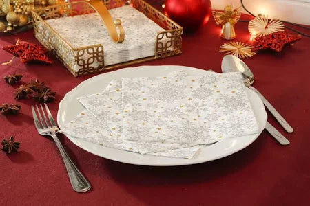 Paw Napkins - Pack of 20 - Glowing Stars - 33x33cm