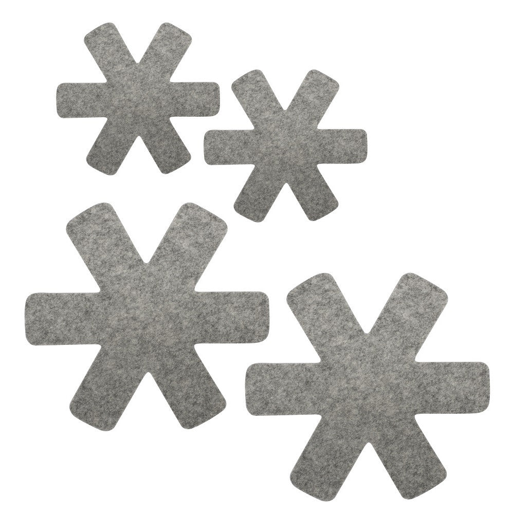 Avanti Pot & Pan Protectors Grey - Set of 4