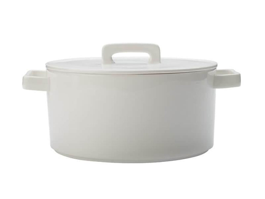 Maxwell & Williams Epicurious Round Casserole 3.2L - White