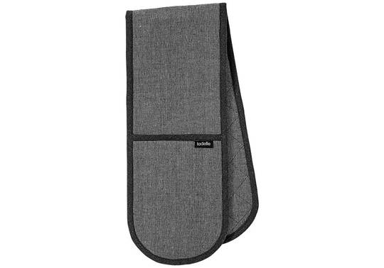 Ladelle Eco Recycled Charcoal Double Oven Mitts