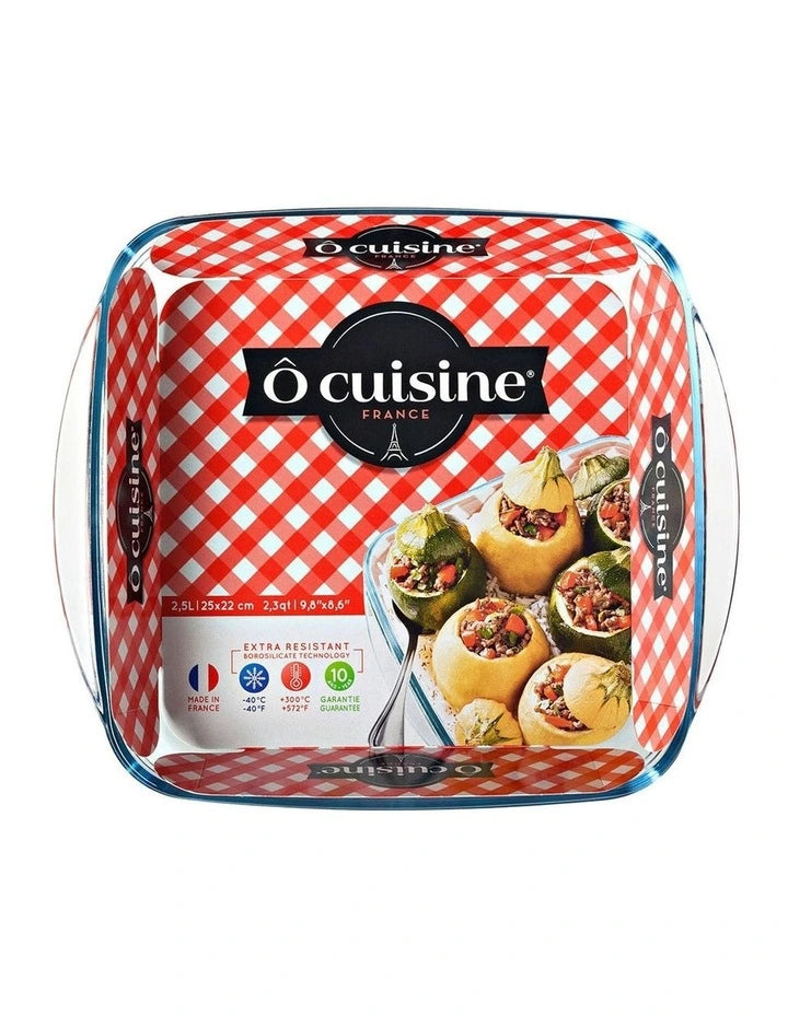 O'Cuisine Square Roaster - 25x22x7cm/2.2L (Made in France)