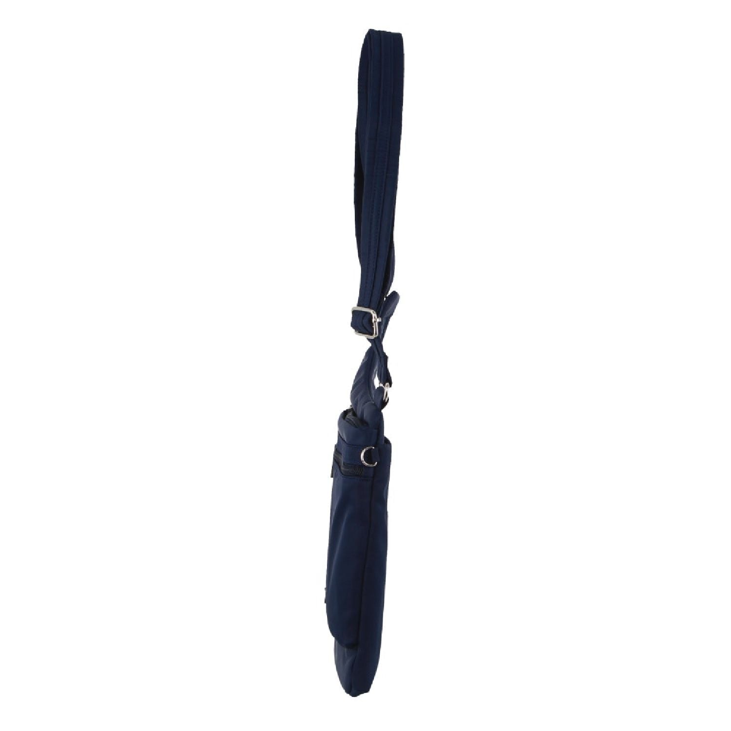 Pierre Cardin Nylon Anti - Theft Cross Body Bag Navy - 26x6x25cm