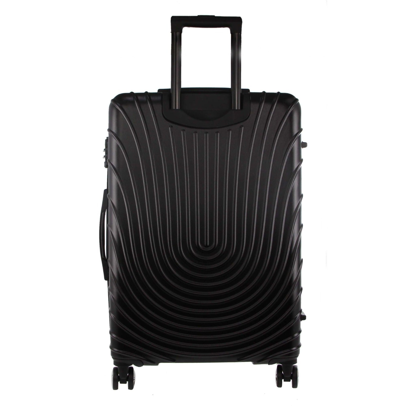 Pierre Cardin Hard Shell 4 Wheel - 3-Piece Luggage Set - Black