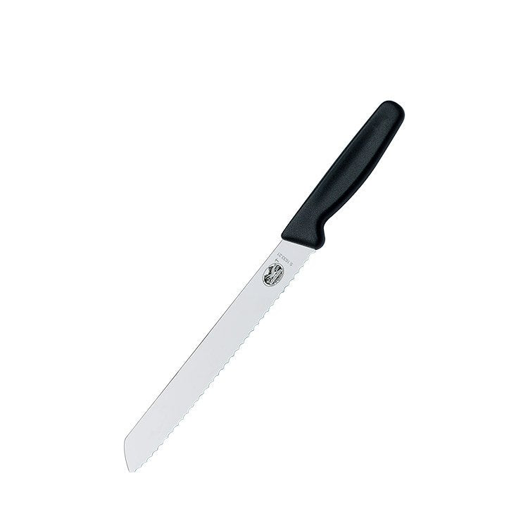 Victorinox Bread Knife 21cm Wavy Edge - Black