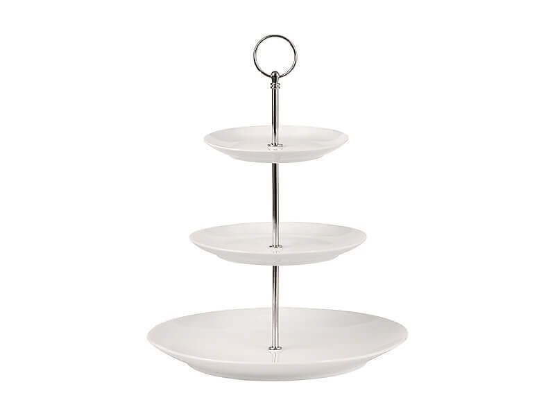 Maxwell & Williams White Basics 3-Tier Cake Stand