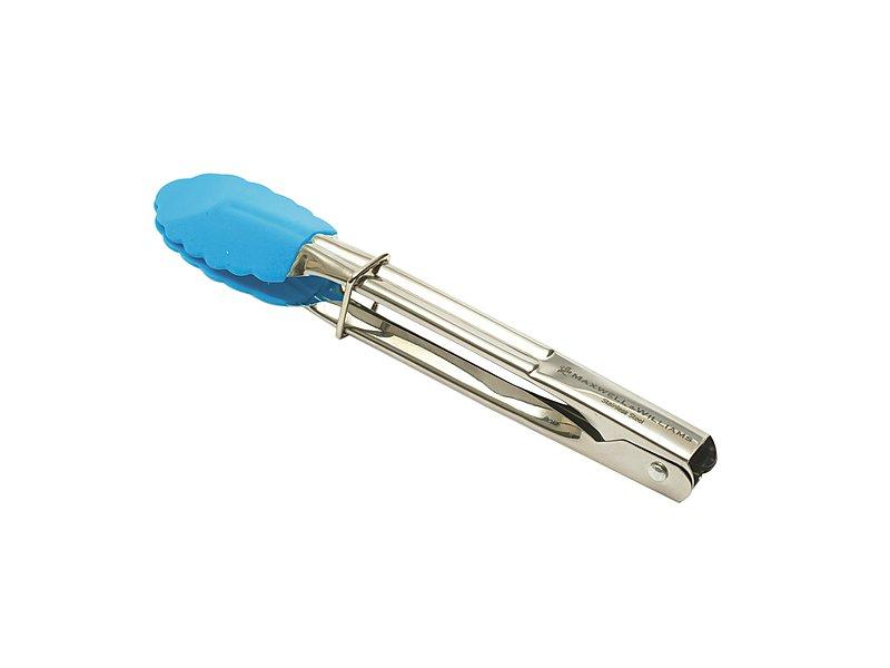 Maxwell & Williams Grabbers Mini Tongs 18cm Silicone - Sky Blue