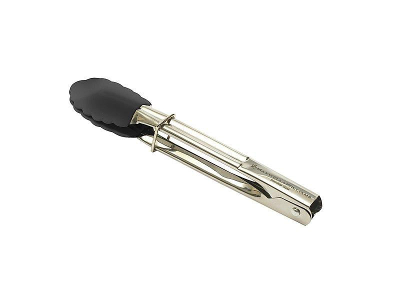 Maxwell & Williams Grabbers Mini Tongs 18cm Silicone - Black