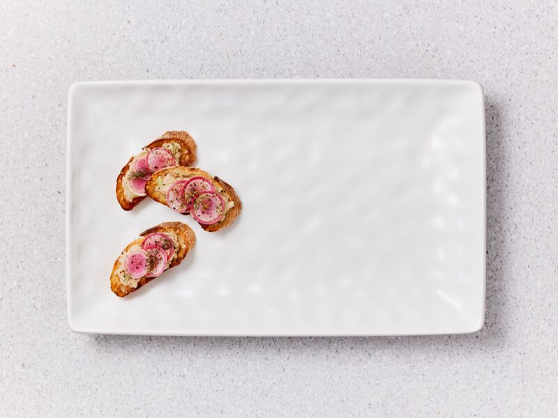 Maxwell & Williams Gravity Rectangular Platter 39x24cm - White