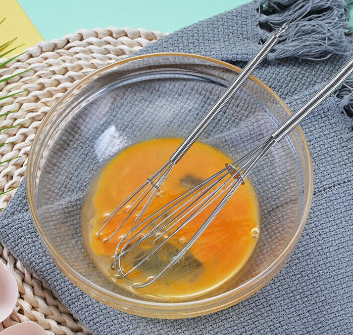 Cuisena Mini Whisks (Set of 2) - 19cm & 13.5cm - Stainless Steel