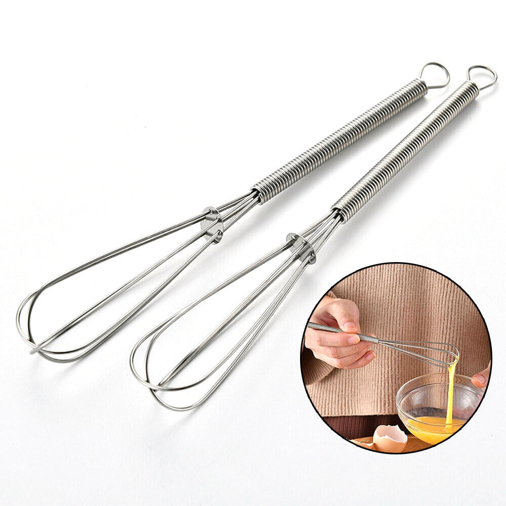 Cuisena Mini Whisks (Set of 2) - 19cm & 13.5cm - Stainless Steel