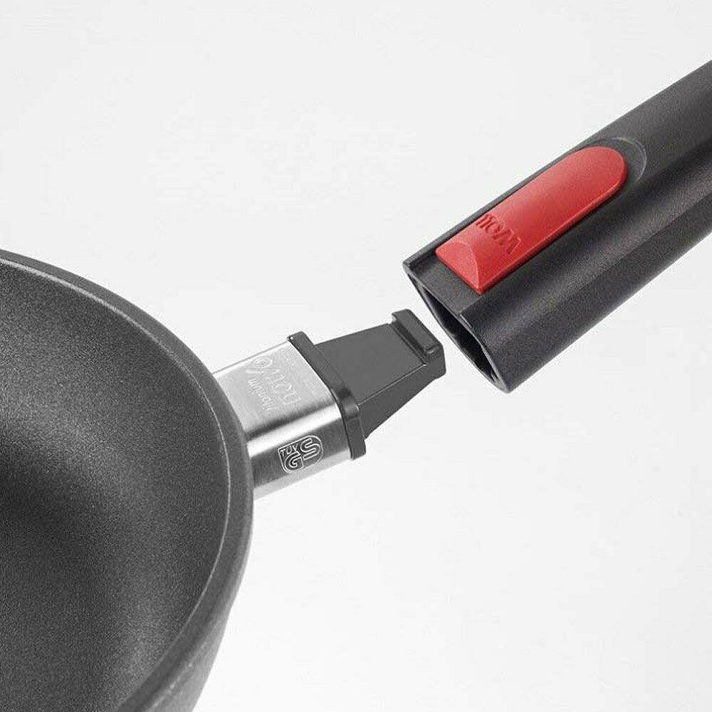 Woll Diamond Lite Detachable Handle Induction Sauté Pan With Lid - 28cm