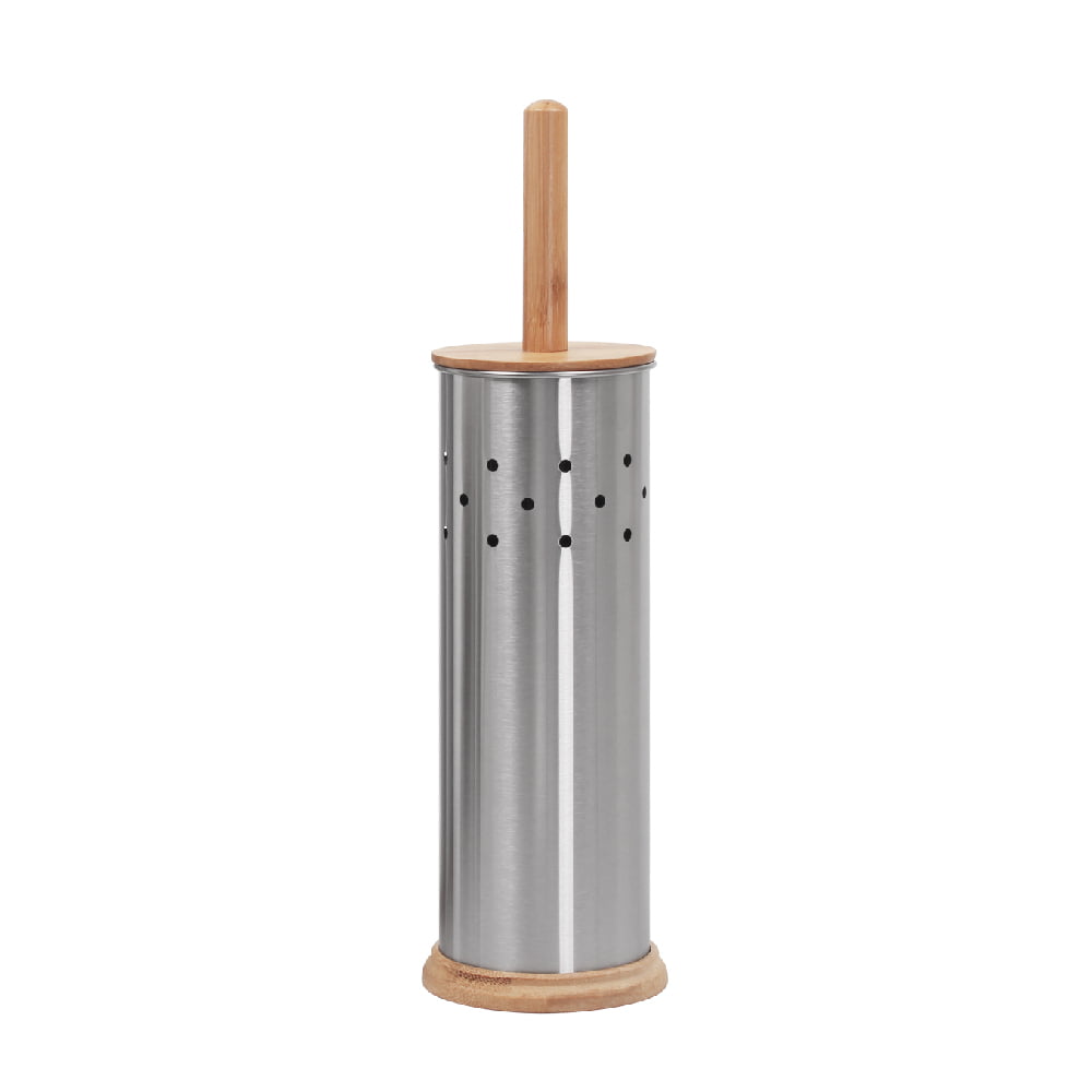 Eco Basics Toilet Set - Stainless Steel - White Magic