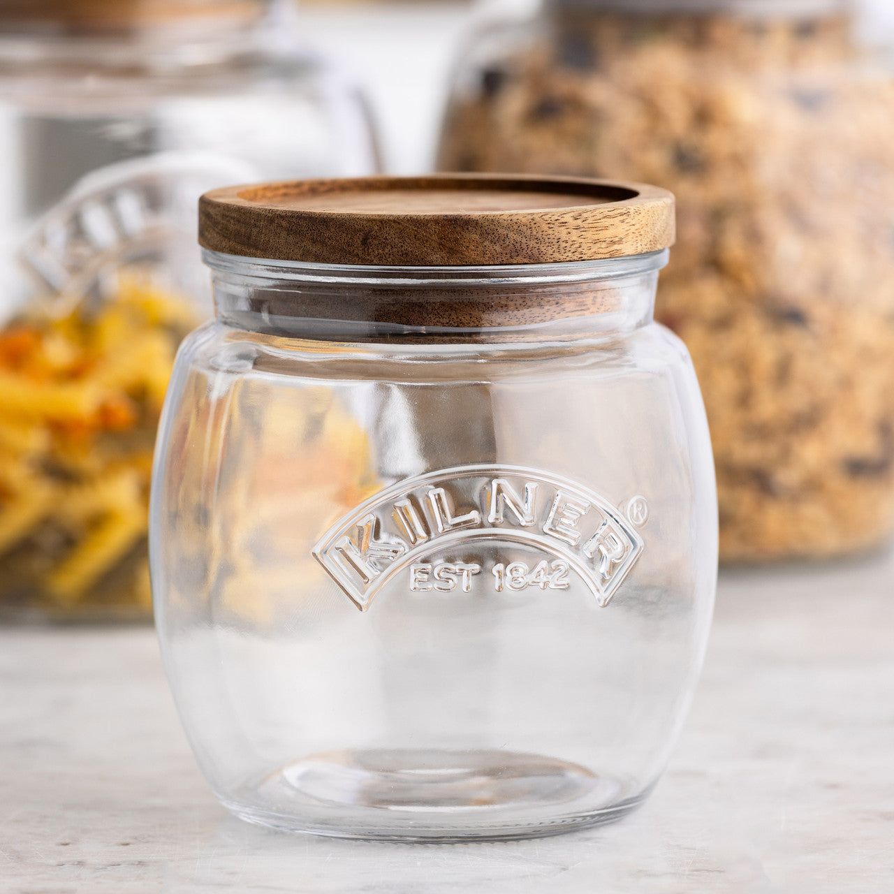 Kilner Universal Jar With Wooden Lid 2L