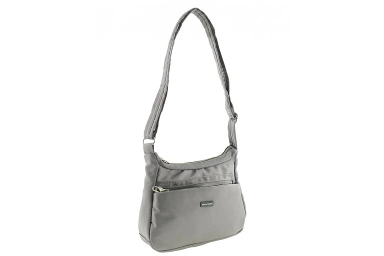 Pierre Cardin Nylon Anti - Theft Cross Body Bag - Taupe