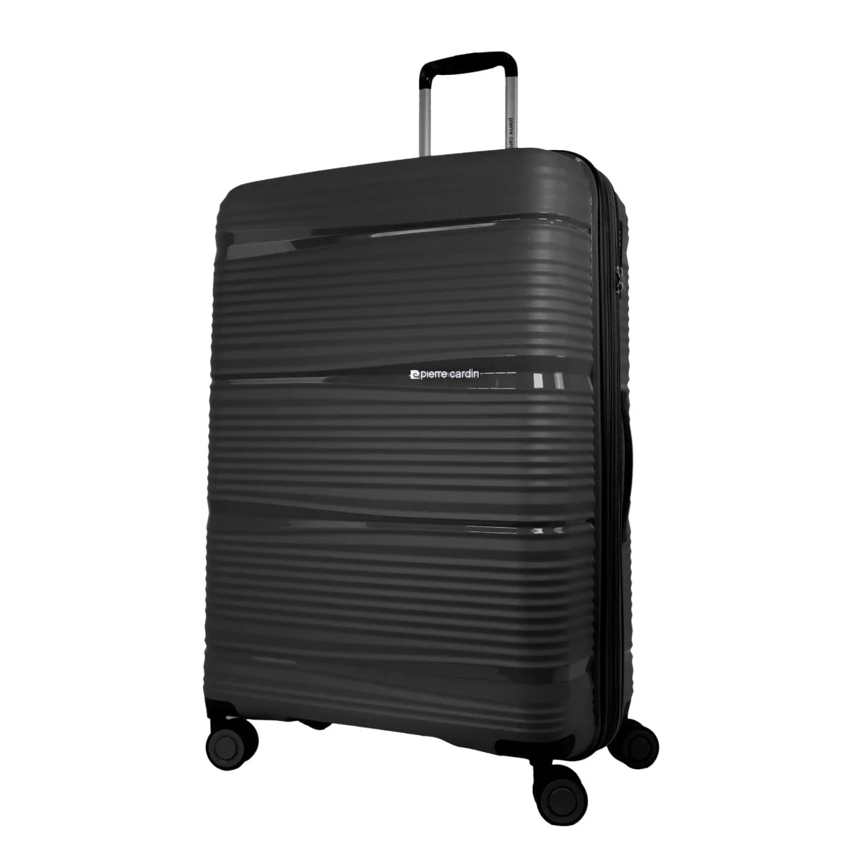 Pierre Cardin Normandy Hard Shell Suitcase 73cm Large - Black
