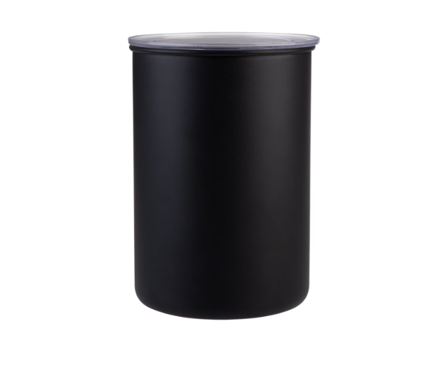 Casabarista Stainless Steel Vacuum Coffee Canister 1.3L - Black