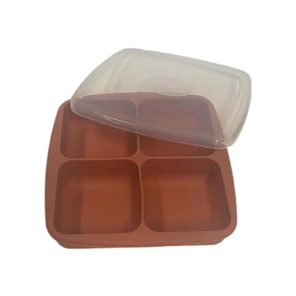 Joie Silicone Portion Tray With Lid - 1 Cup/237ml - 4 Portions