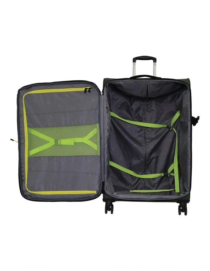 Reebok Soft Shell Suitcase Medium - Khaki - Expandable