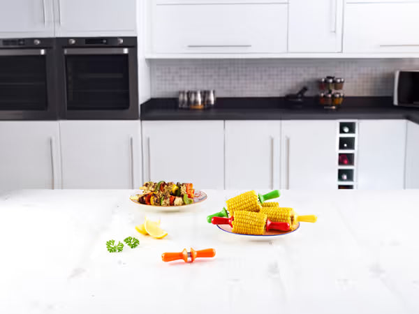 Zyliss Interlocking Corn Holders "Bold" 4 pairs - 3x3cm