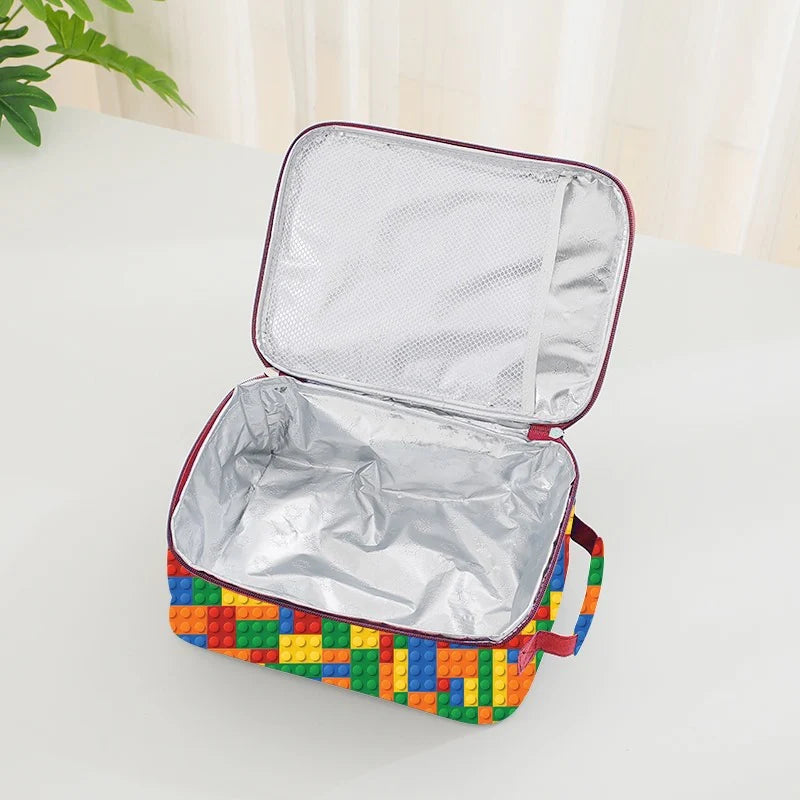 Avanti YumYum Insulated Lunch Bag - Building Blocks