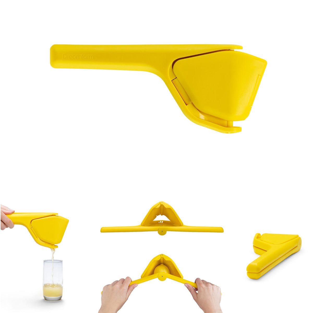 Dreamfarm Fluicer - Lemon (Fold Flat Easy Juicer)