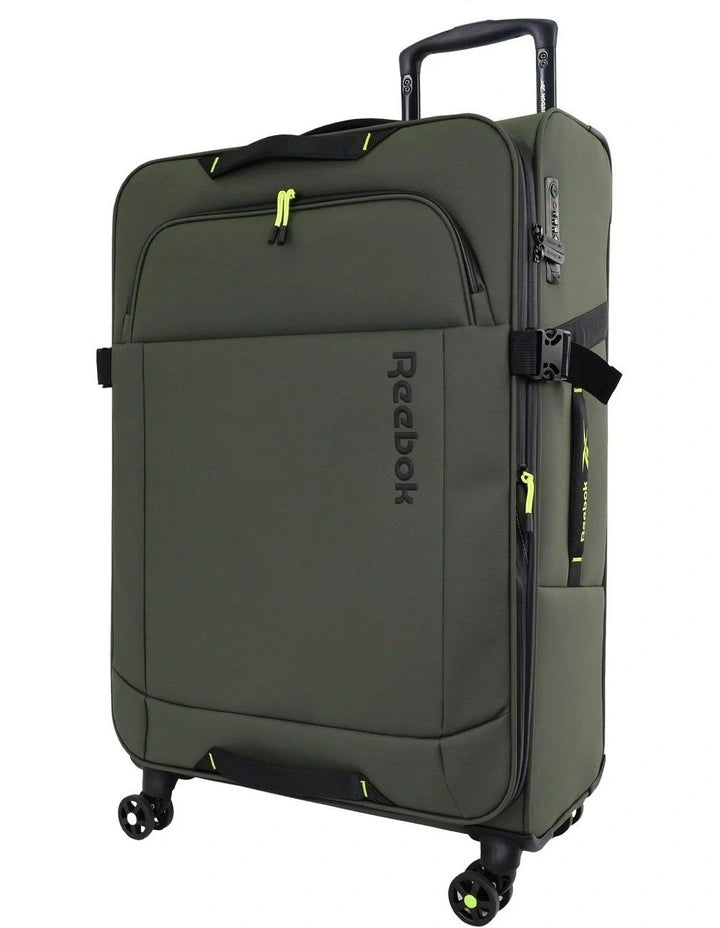 Reebok Soft Shell Suitcase Large - Khaki - Expandable