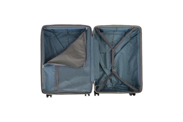 Pierre Cardin Travel Hard Shell Case Suitcase Luggage 80cm  - Large - Black