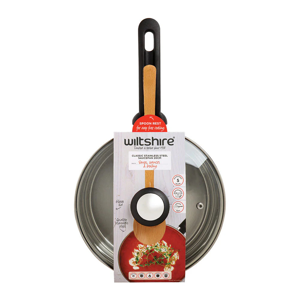 Wiltshire Easy-cook Nonstick Induction Covered Saucepan - 20cm/2.5L