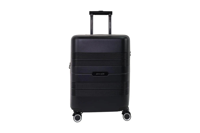 Pierre Cardin Travel Hard Shell Case Suitcase Luggage 54cm  - Cabin - Black