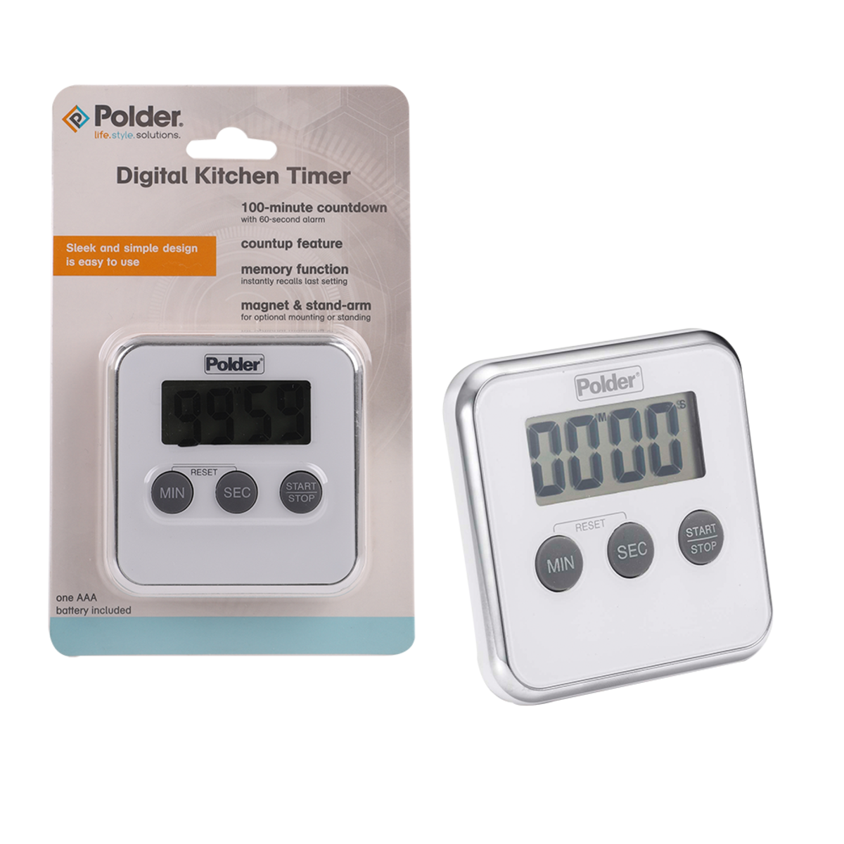 Polder Digital Kitchen Timer