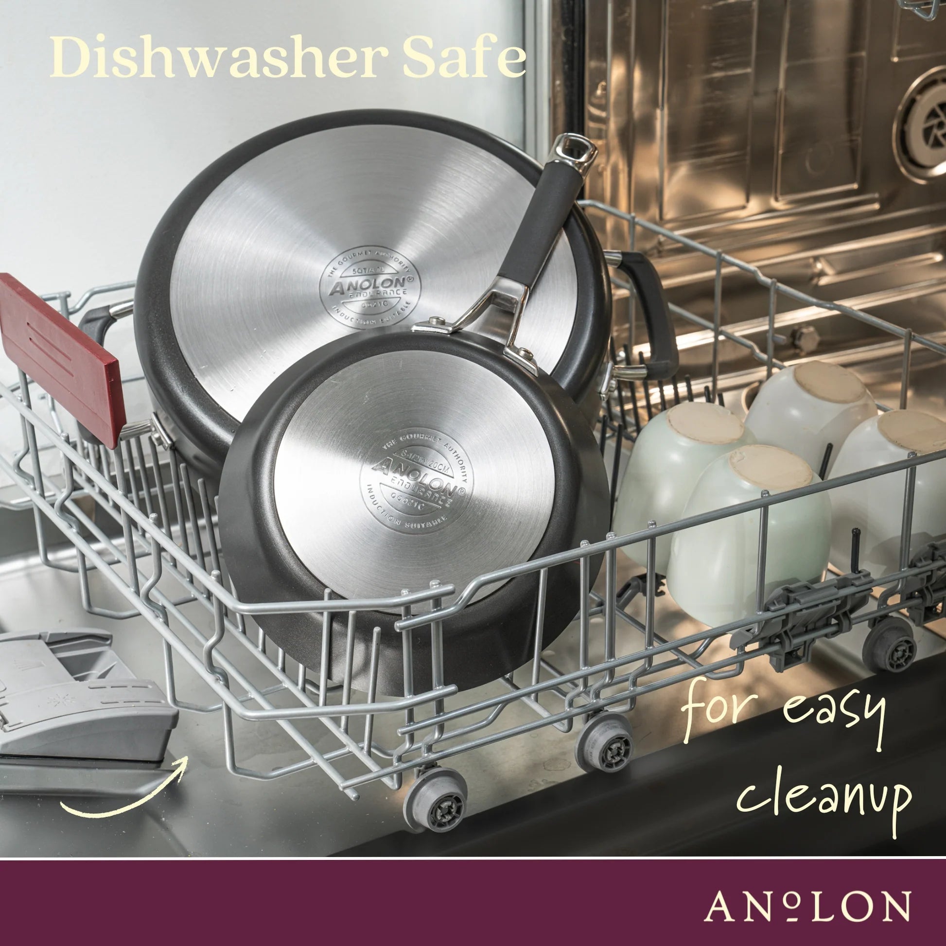 Anolon Endurance+ Nonstick Induction 30cm/5.2L Covered Risotto