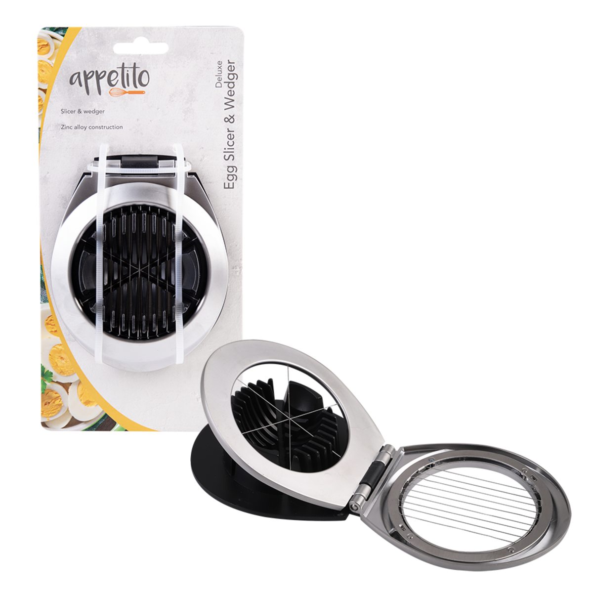 Appetito Deluxe Egg Slicer & Wedger