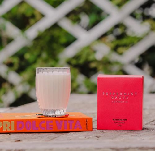 Peppermint Grove Australia - Watermelon Soy Candle - 370g