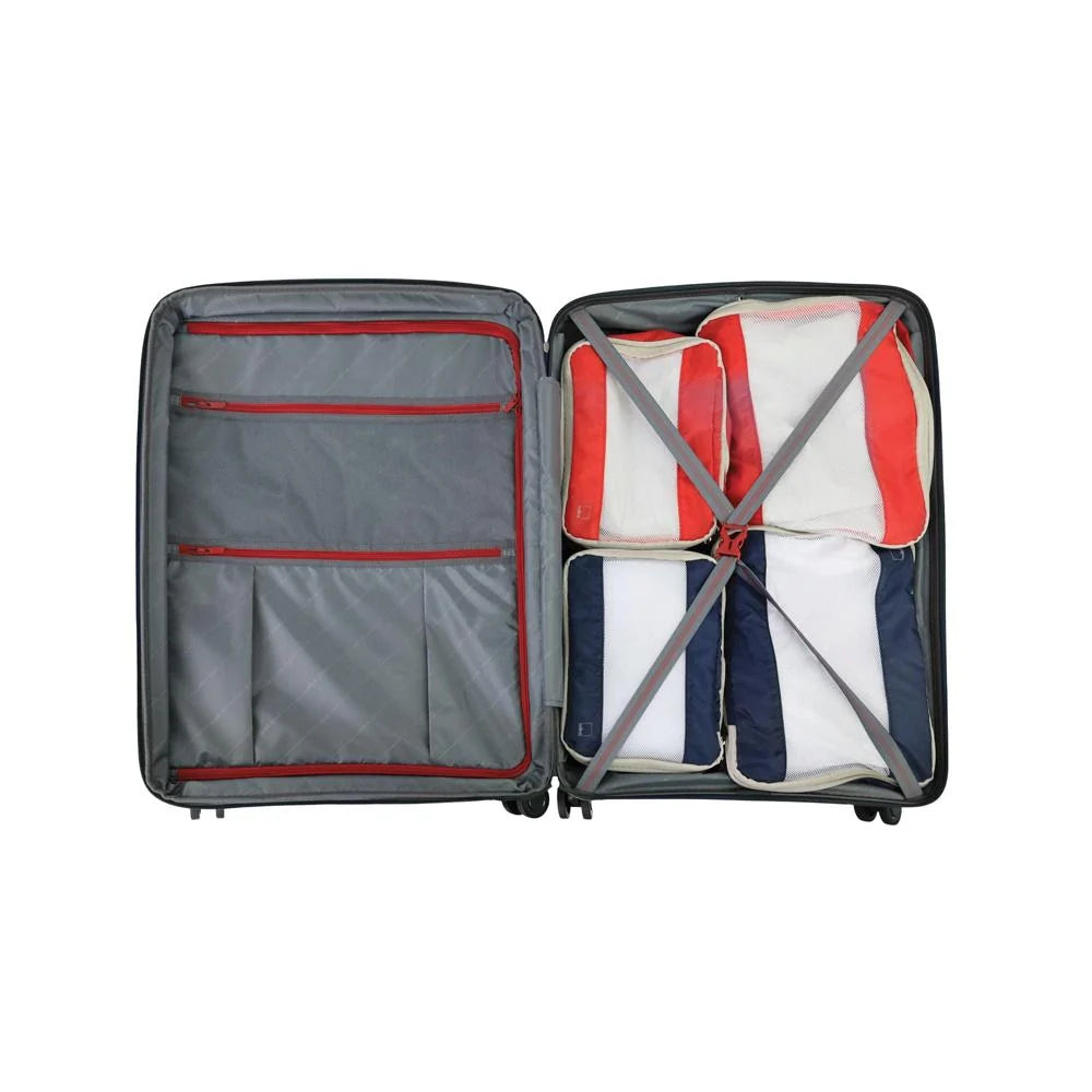 Pierre Cardin Normandy Hard Shell Suitcase 54cm Cabin - Green
