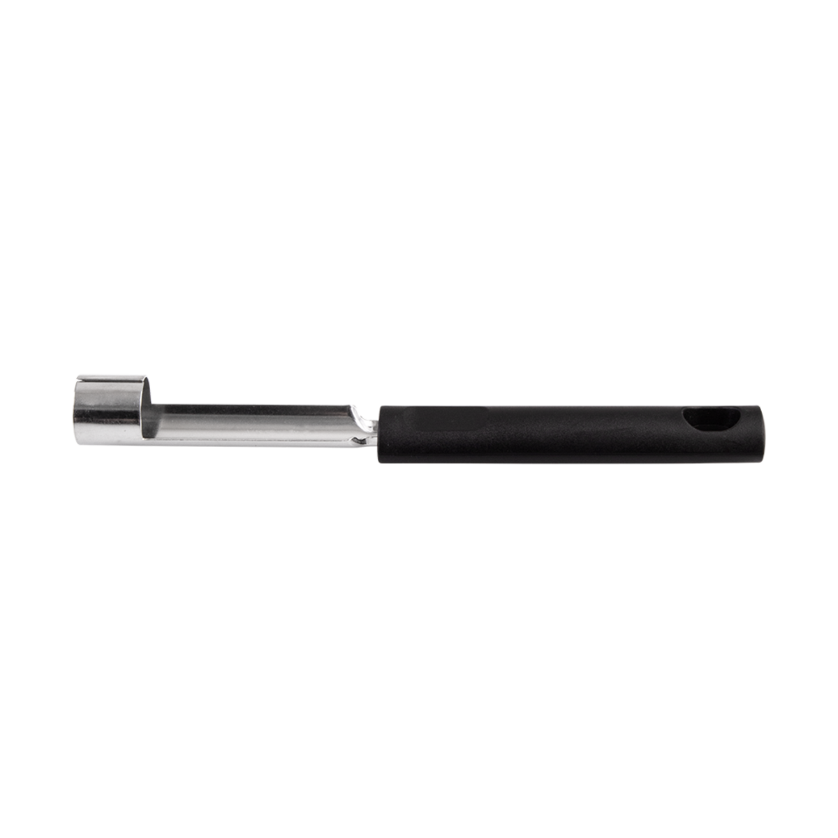 Appetito Stainless Steel Apple Corer with Black Handle