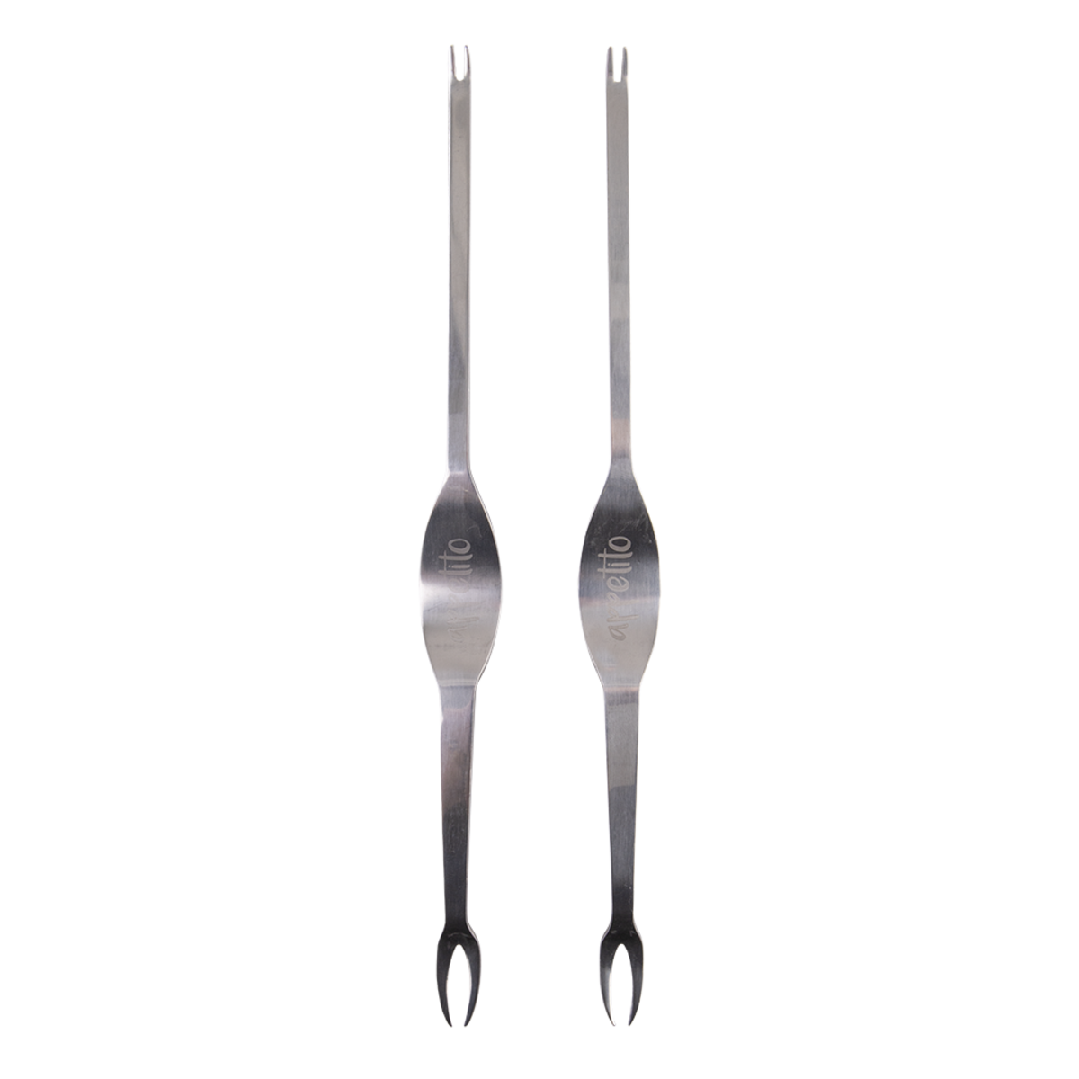 Appetito Stainless Steel Seafood Forks - Set of 2