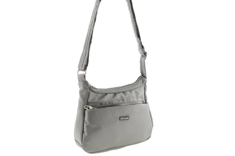 Pierre Cardin Nylon Anti - Theft Cross Body Bag - Taupe